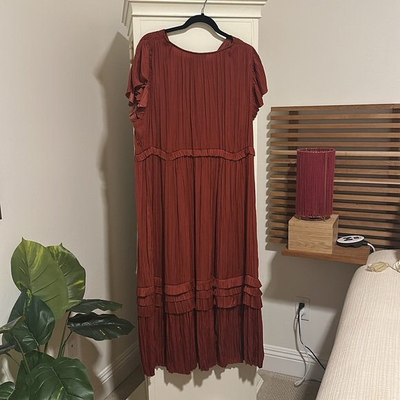 Anthropologie-Current Air Silk Maxi Dress - Picture 3 of 3